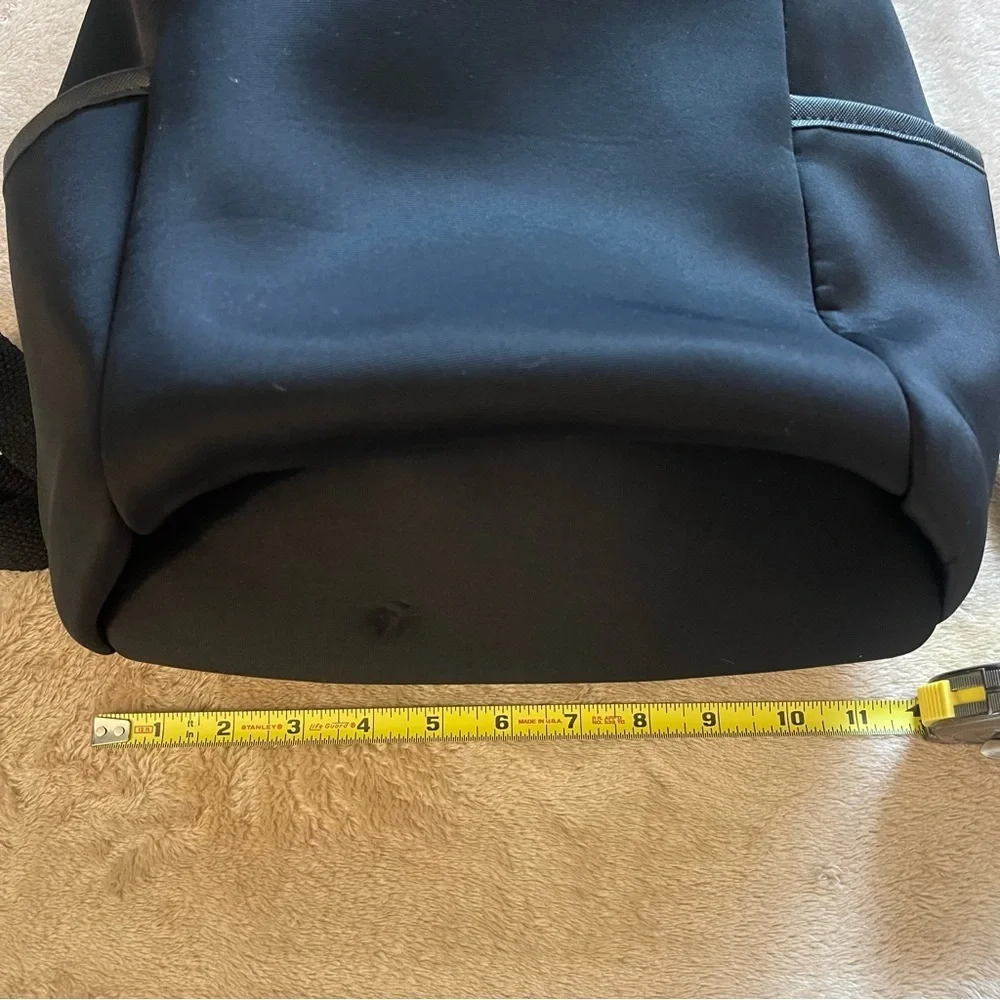 Aimee Kestenberg | Black Nylon Quilted Travel | Multi Pocket Backpack Daypack